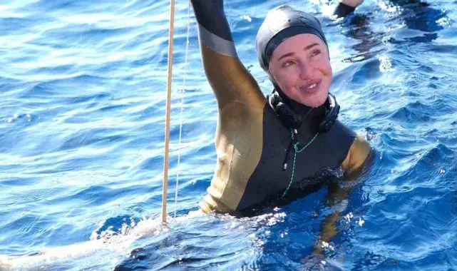 Şahika Ercümen, Serbest Dalış Dünya Kupası'nda yine tarih yazdı