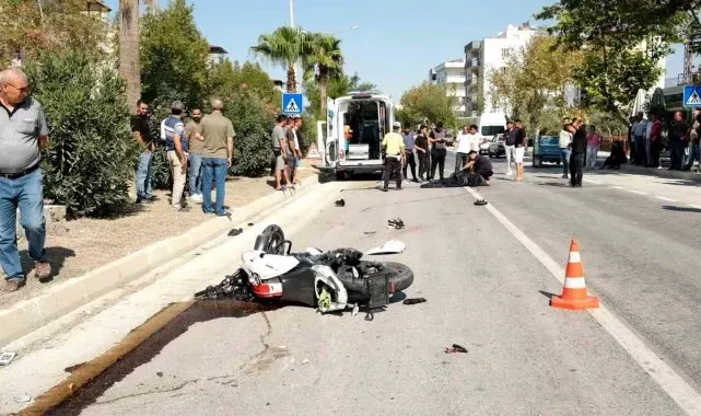 Mersin'de patpat motosikletle çarpıştı: 1 ölü, 1 yaralı