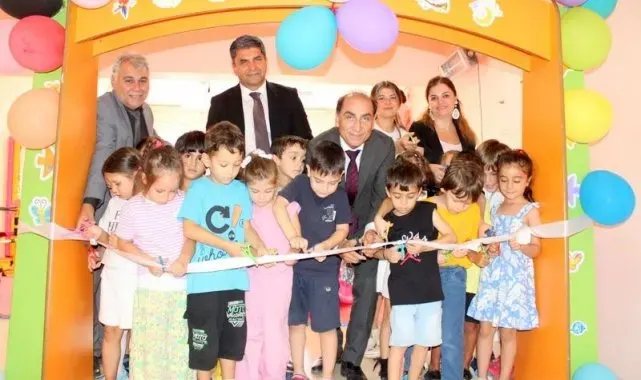 Çınarcık Çiçek Yuvası Anaokulu'nda oyun salonu açılışı