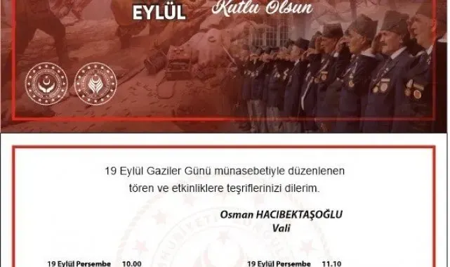 Zonguldak'ta Gaziler Günü törenle kutlahacak