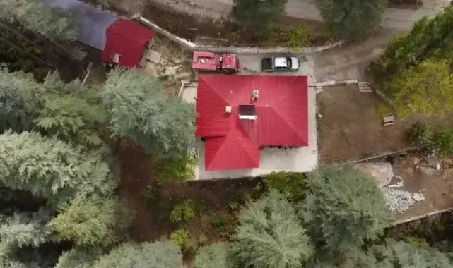 Feke'de sedir ormanı manzarası mest etti