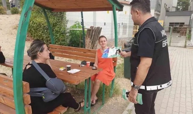Bursa'da narkotik polisi 6 bin vatandaşı bilgilendirdi