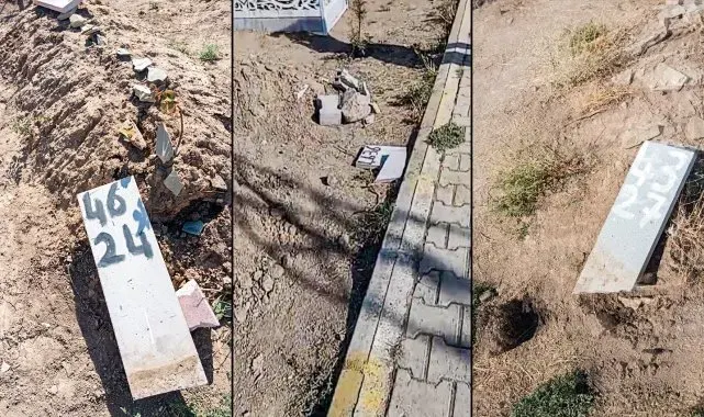 Van'da mezarlığa saldırı: Onlarca mezar tahrip edildi