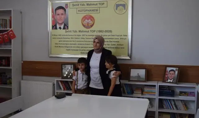Hatay'da şehidin adının yaşayacağı kütüphaneye Gölcük'ten destek