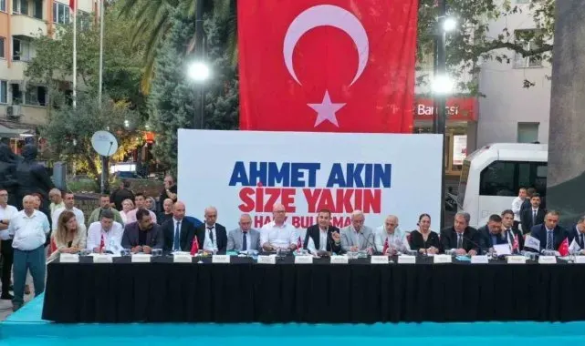 Başkan Ahmet Akın, Erdeklilerle buluştu