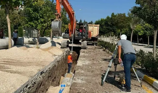 Çorum'da 5 yılda 17 bin 500 metre yağmur suyu hattı yapıldı