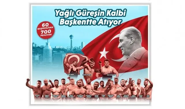 Mansur Yavaş'tan davet: Yağlı güreşin kalbi Başkent'te atıyor