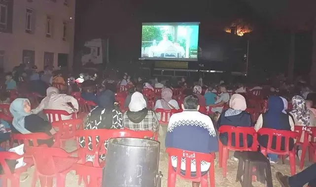 Gezen Sinema tırı Hisarcık'ta
