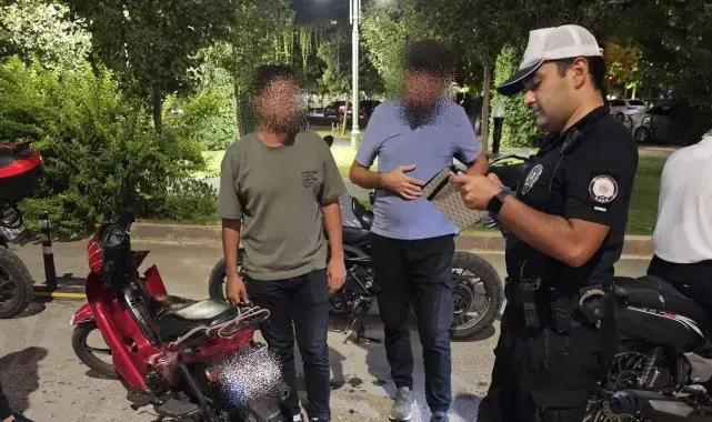Gaziantep'te 128 motosiklet sürücüsüne 609 bin TL ceza