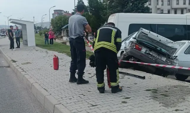 Tavşanlı'da trafik kazası: 1 yaralı