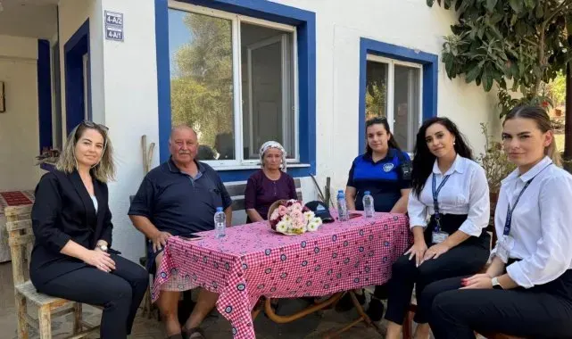 Bodrum belediyesi, vefat eden zabıta personellerinin ailelerini unutmadı