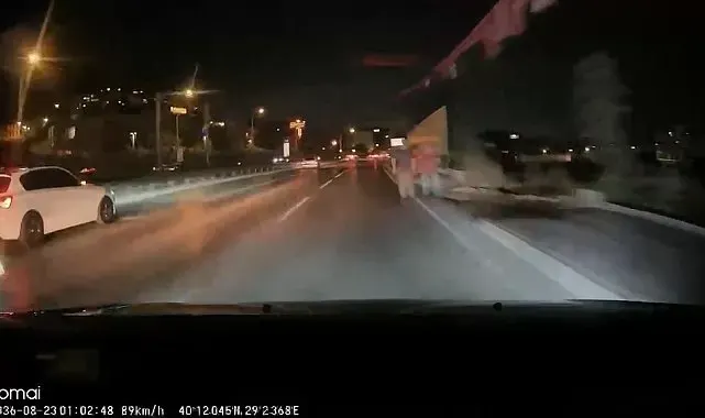 Çarptığı yaya olay yerinden kaçınca neye uğradığını şaşırdı