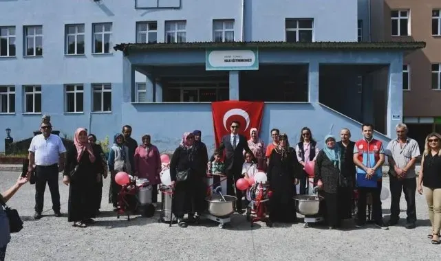 Türkeli'de kadınlara makine desteği