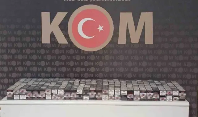 Kırıkkale'de kaçak alkol ve sigara operasyonu: 2 gözaltı