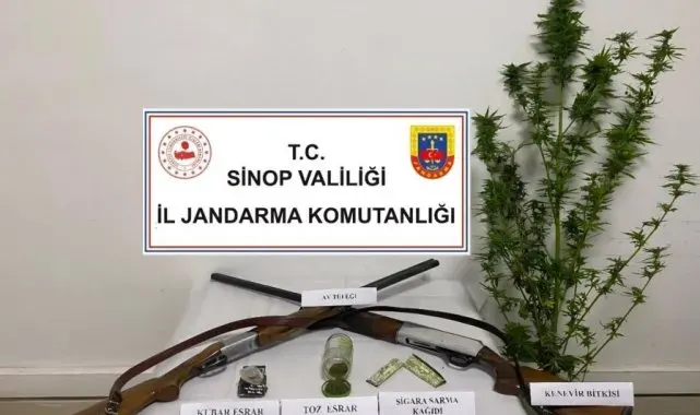 Sinop'ta uyuşturucu operasyonu: 1 gözaltı