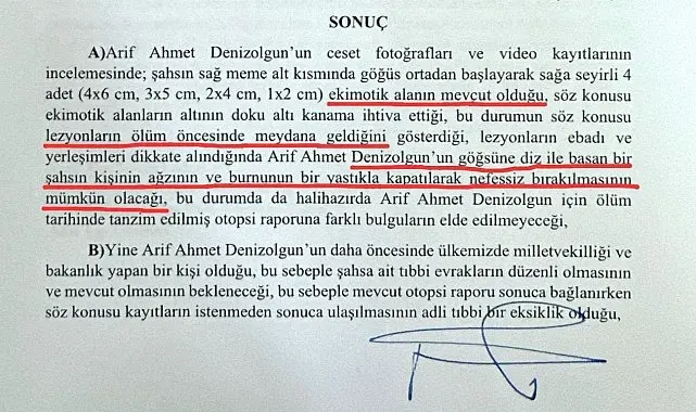 Denizolgun'un ölümünde şüpheler derinleşti: 10 yıl sonra kritik rapor