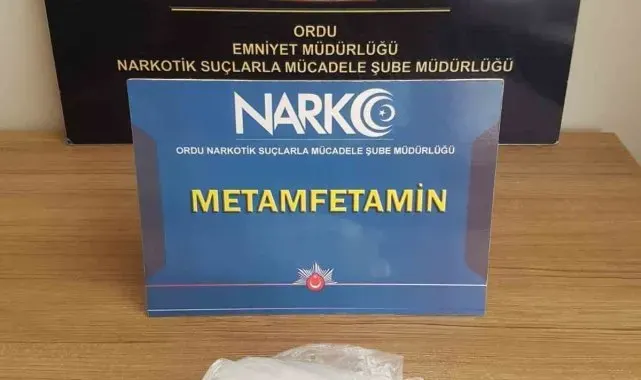 Ordu'da uyuşturucu operasyonu: 1 tutuklama