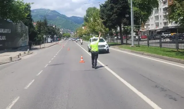 Ordu'da bir haftada yaklaşık 13 bin araç ve sürücüsü denetlendi