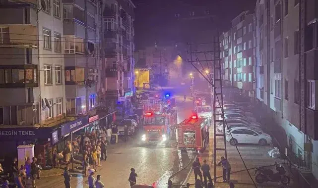 Sinop'ta priz evi yaktı