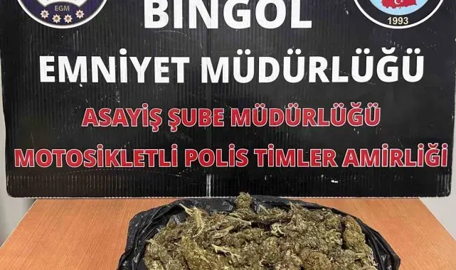 Bingöl'de uyuşturucu madde ele geçirildi