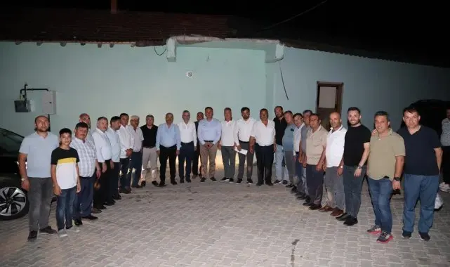 Başkanlardan Elbizli'de teşkilat toplantısı