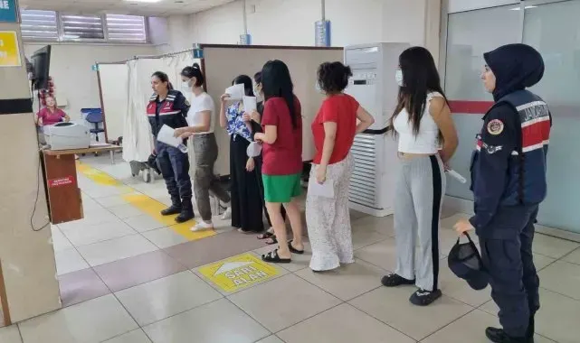 Nazilli'de 11 yabancı uyruklu şahıs yakalandı