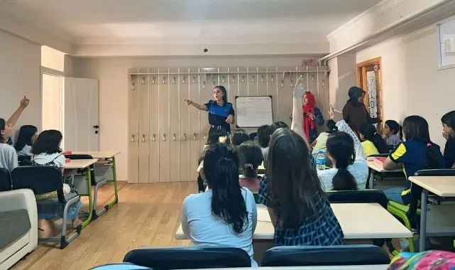 Erzincan'da TDP polisleri bilgilendiriyor
