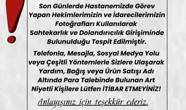 Niğde'de dolandırıcılık girişimi uyarısı