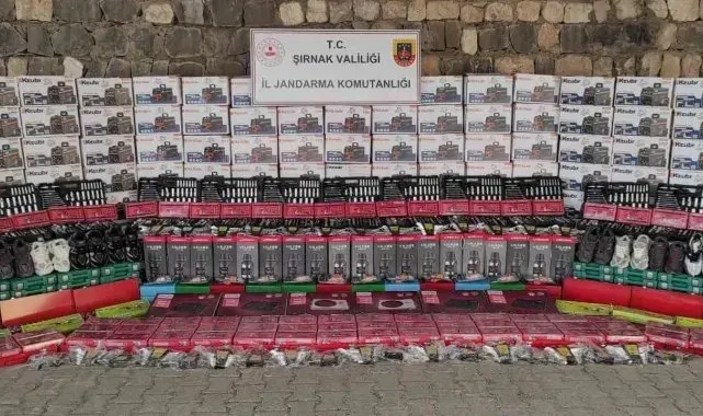 Şırnak'ta kaçakçılık operasyonu: 20 gözaltı