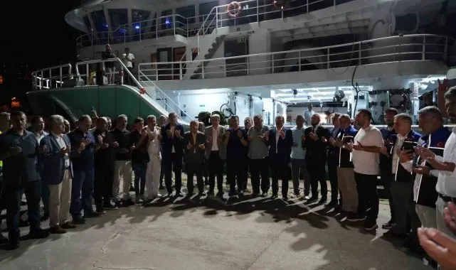 Samsun'da balıkçılar 'vira bismillah' diyerek sezonu açtı