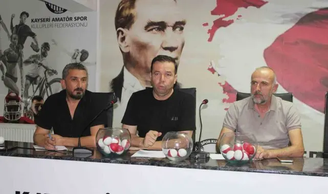 Kayseri Süper Amatör Küme'de fikstür heyecanı