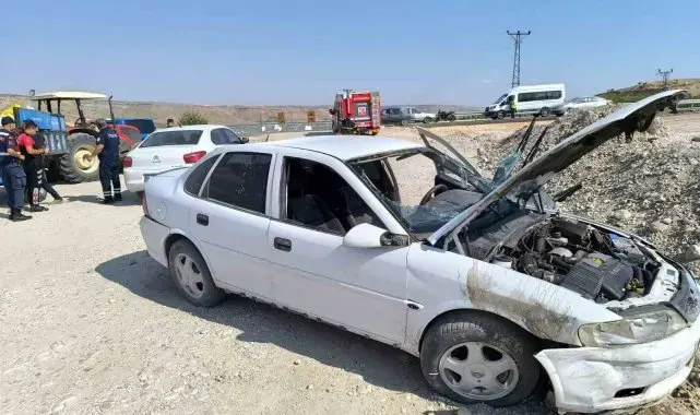 Adıyaman'da otomobil şarampole yuvarlandı: 1 yaralı