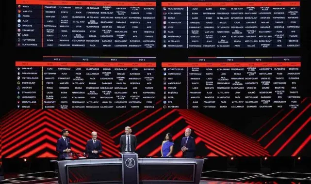 Fenerbahçe, Galatasaray ve Beşiktaş'ın rakipleri belli oldu