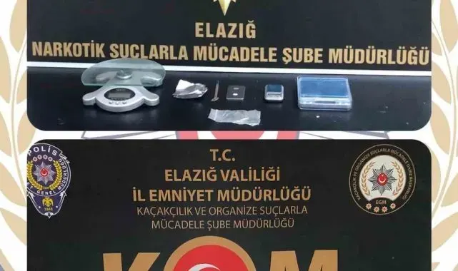 Elazığ'da uyuşturucuyla mücadele: 4 tutuklama