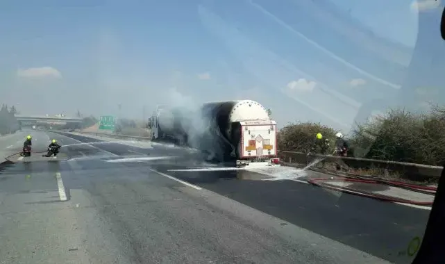 Mersin'de itfaiyenin zamanında müdahalesi faciayı önledi