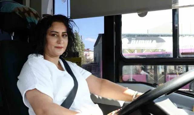 Van'ın tek kadın otobüs şoförü yeniden direksiyon başında