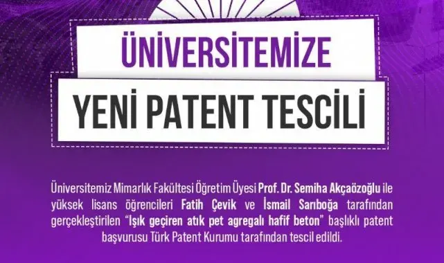 Niğde Ömer Halisdemir Üniversitesi'nin başvuruları tescillenmeye devam ediyor