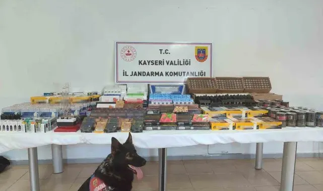 Jandarmadan 1 milyon TL'lik kaçak sigara operasyonu