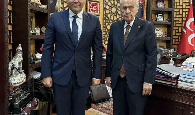 Martı kurucusu Öktem, Bahçeli'yi ziyaret etti