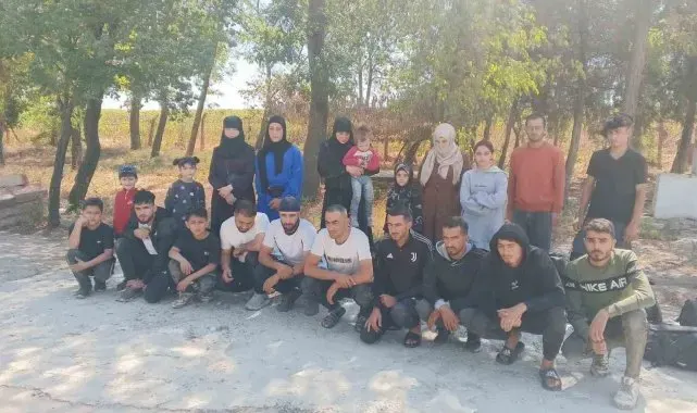 Edirne'de 28 düzensiz göçmen yakalandı