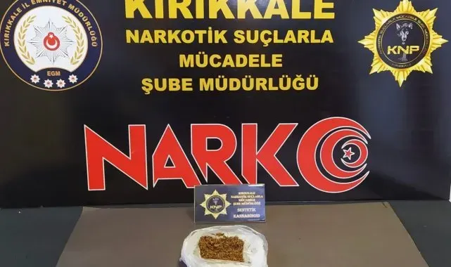 Kırıkkale'de uyuşturucu operasyonunda bir hükümlü yakalandı