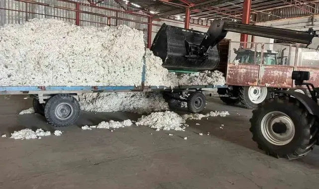 Söke TARİŞ Pamuk Kooperatifi sezonun ilk pamuğunu aldı