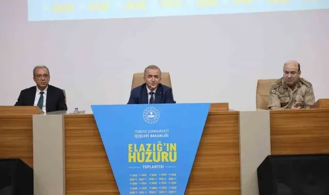 Elazığ'da Asayiş ve Güvenlik Bilgilendirme Toplantısı