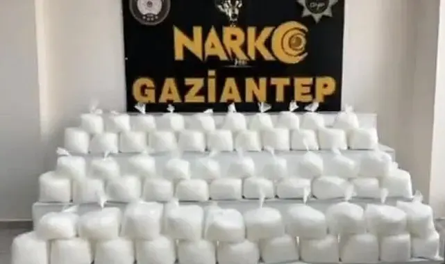 Gaziantep'te 108 kilo uyuşturucu ele geçirildi: 1 gözaltı