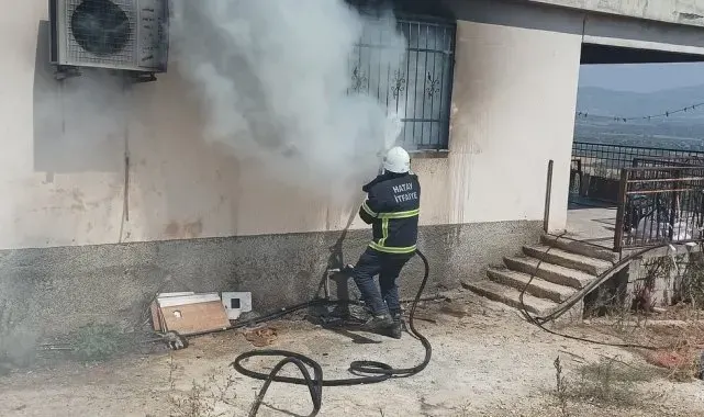 Hassa'da ev yangını