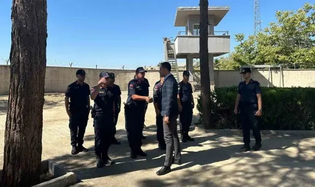 Kaymakam Artar, jandarma personelleriyle bir araya geldi