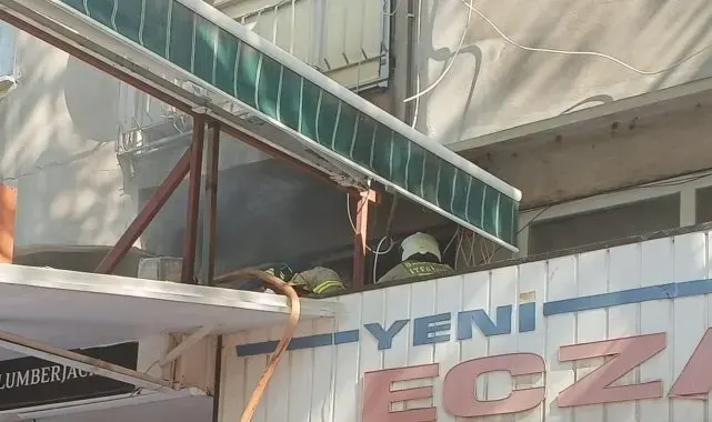 Erdek'te Takunyacılar Çarşısı'nda yangın