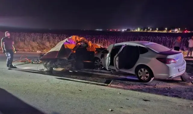 Lüleburgaz'da trafik kazası: Karı-koca hayatını kaybetti
