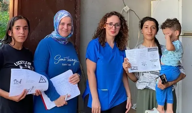 Çalışmak için geldiler sağlık taramasından geçtiler