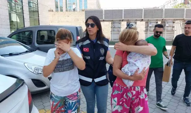 Samsun'da evden ziynet eşyası ve para çalan 2 kadın tutuklandı